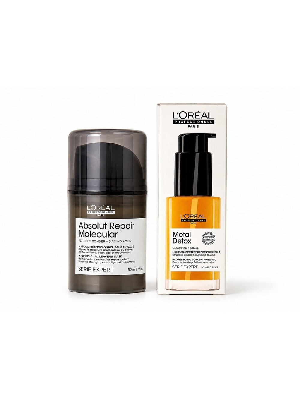 L’Oréal Professionnel Absolut Repair Molecular Mask + Metal Detox Oil Duo New